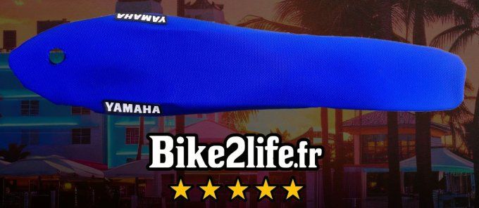 housse  de selle - origine 24 25- bleu - yamaha - yz 85 - 2022 - 2023 - 2024 - 2025 - 2026 - yz85 -