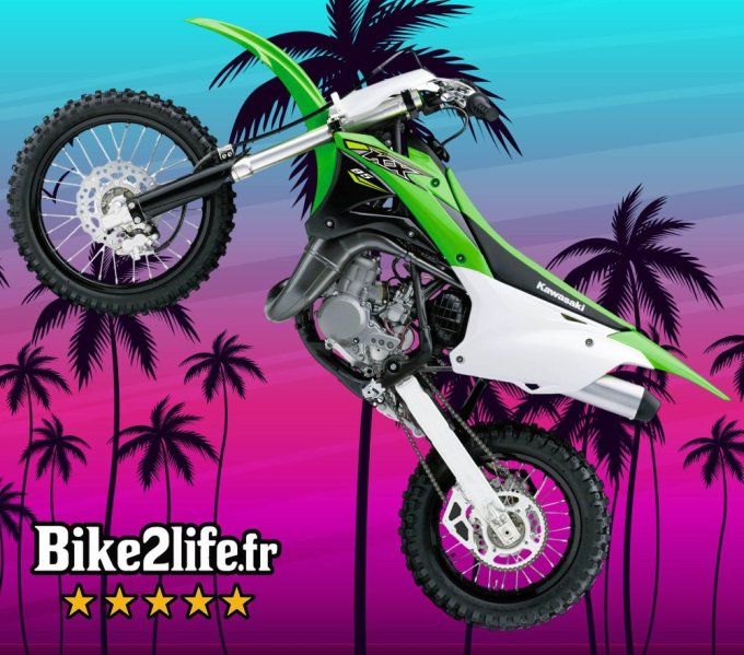 kit - carénage - déco - kawasaki - kx85 -kx - 85L - 100 - 2018 -plastiques -  style origine - bikeli