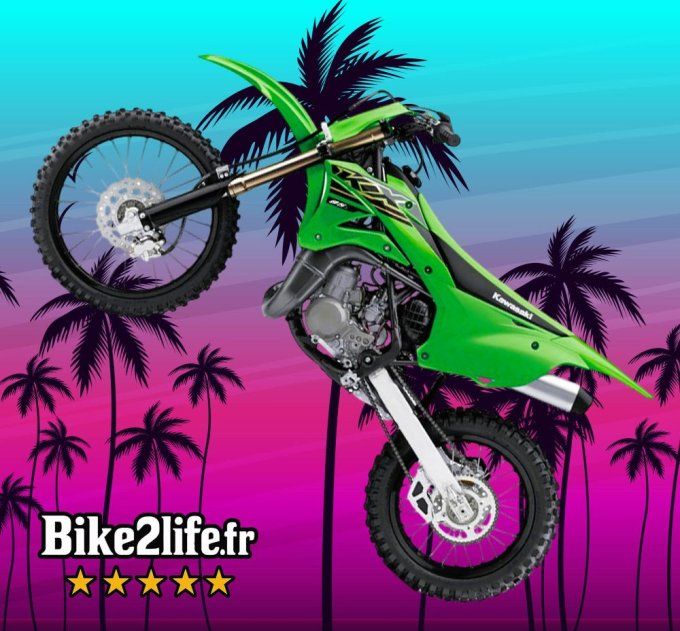 kit - carénage - déco - kawasaki - kx85 -kx - 85L - 100 - 2021 - style origine - bike - life -
