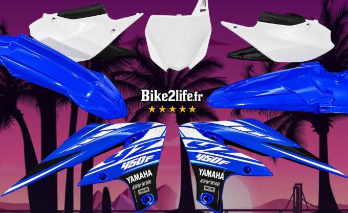 kit deco - graphics - origine - bike life - yzf 250 - yzf 450 - carenage - plastiques - 2020 - yamah