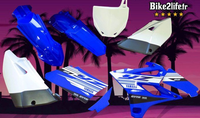 kit deco - kit plastique - yz85 - 19 style  -yamaha - 85 yz -- 2019 - 2016 - 2017 - 2018 - 2015 - 20