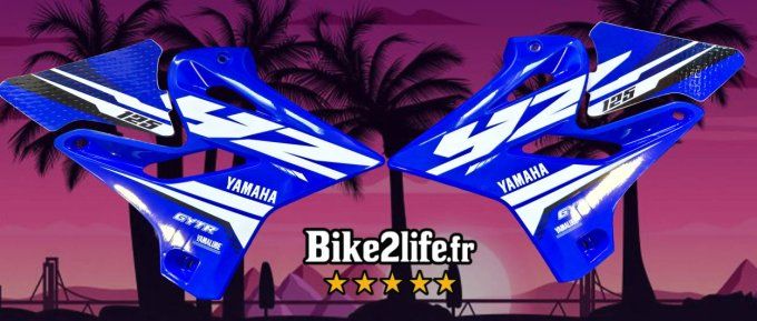 kit deco - kit plastiques - yz125 - 2018 - origine style - yamaha - bikelife -