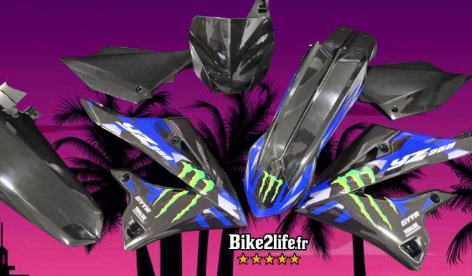 kit deco- monster - yz250 - yz 250 - yamaha - autocollants - origine - 2026 - 2025 - 2024 - 2023 - 2