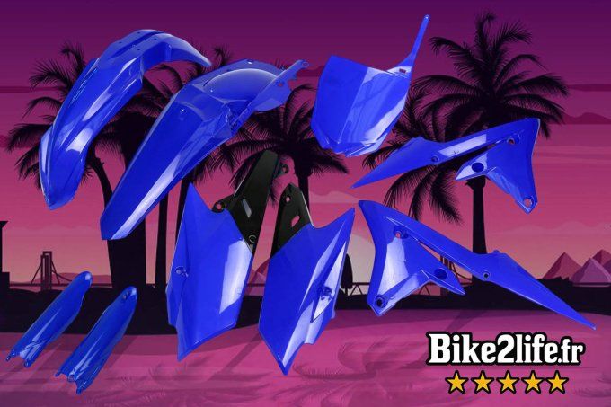 Kit Plastiques -blanc- YAMAHA - YZF 250 (2014-2018) - YZF 450 (2014-2017) -