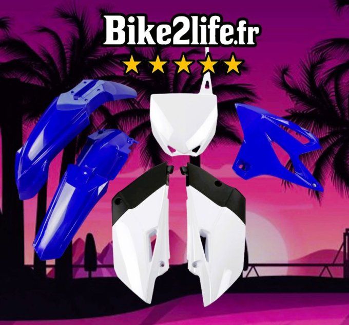 kit plastiques - style origine - yz85 - yamaha - 85 - 2015 - 2016 - 2017 - 2018 - 2019 - 2020 -bikel