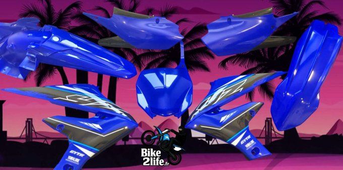 Kit Plastiques + Déco ORIGINE STYLE 21 - YAMAHA YZF 450 -2018 > 2022
