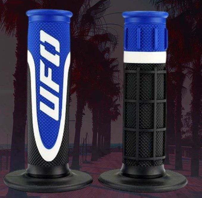 poignée - guidon - bleu - noir - blanc- yamaha - yz - yzf - 85 - 125 - 250 -450 - bike 2 life