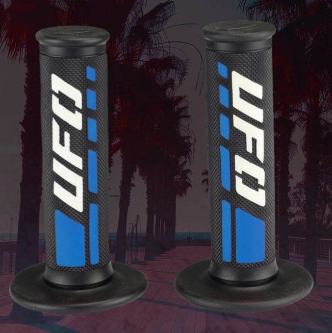 poignée guidon - bleu - yamaha - yz - yzf - 85 - 125 - 250 -450 - bike 2 life