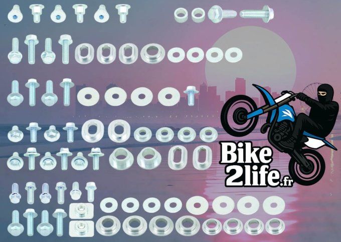 visserie - plastiques - kit - yzf - yamaha - 250 - 450 - bike2life - vis -