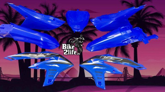 YAMAHA- YZF 450 -2023-2024 -2025 -deco - stickers -2023 style - origine - kit - plastique - bike 2 l